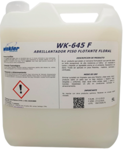 ABRILLANTADOR PISOS FLOTANTE FLORAL 5LT. WK-645 F WINKLER